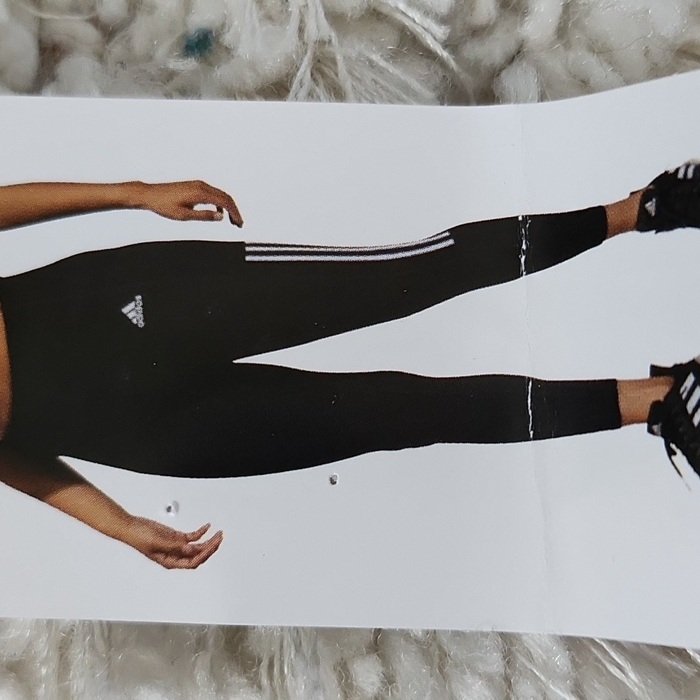 Adidas Aeroready ladies 3 stripe high Rise tight S black & carbon grey  (pls2)